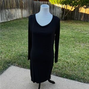Halogen Black Long Sleeve Dress